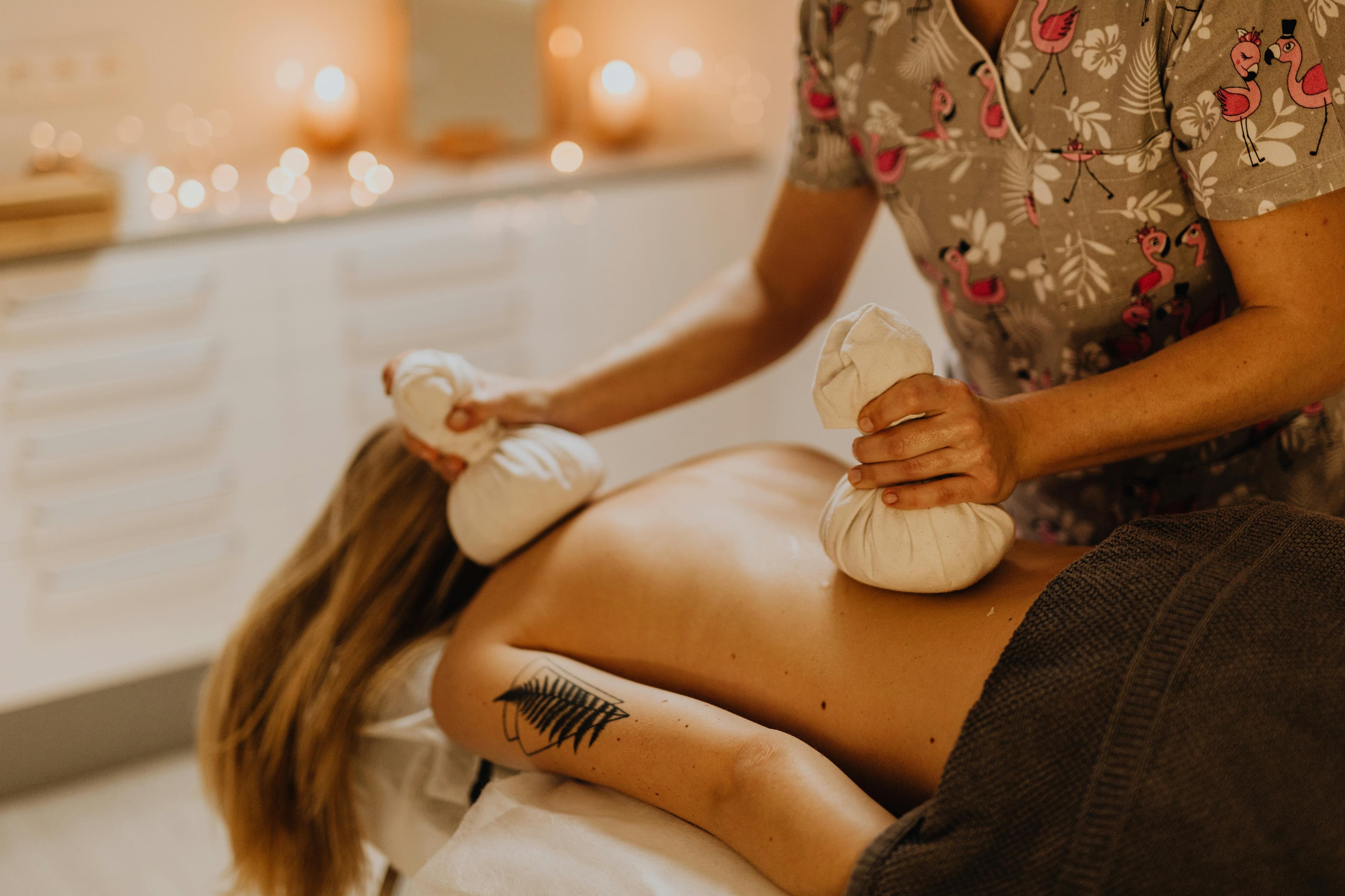 Aroma therapy massage